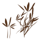 Sticker Bambou naturel