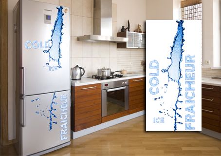 Sticker frigo - Sticker assiette - decorecebo