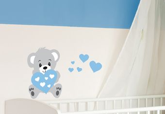 Sticker pour porte Bébé Koala - Koala Ourson - Filles - Garçons